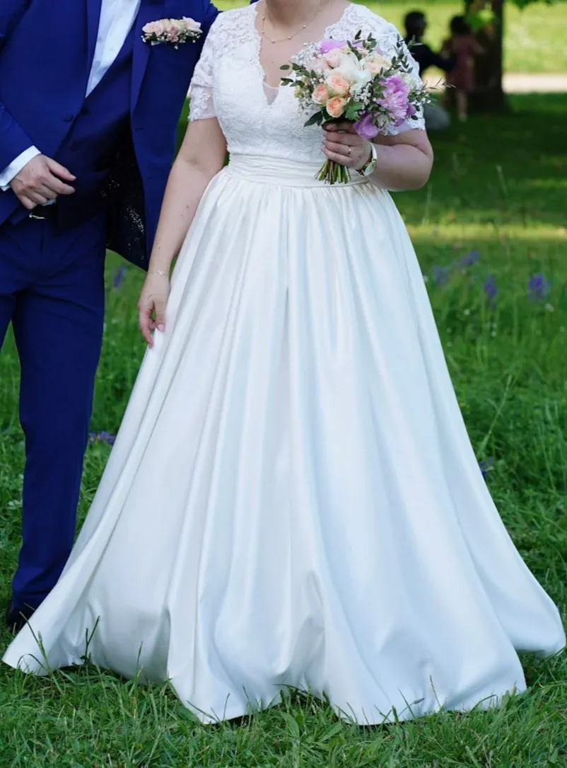 Robe de mariée dentelle délicate